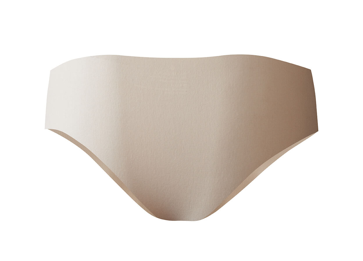 NeverSeam Cheeky B Seamless Cotton Womens Briefs Back