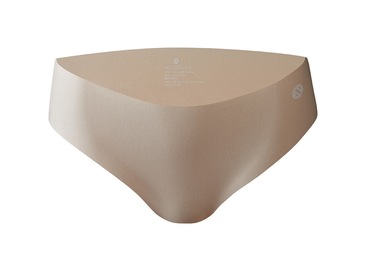 NeverSeam Cheeky B Seamless Cotton Underwear Front On